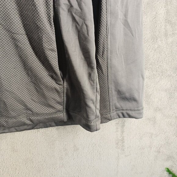 Gray Pullover Jacket 1/4 Zip Fleece Lined w/ Front Pockets SIZE LARGE - Picture 9 of 15